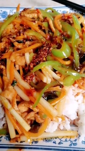 鱼香肉丝饭凉啤酒爽，干就完了！