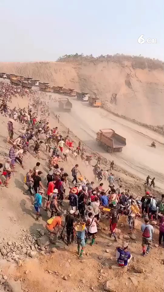 缅甸矿区场景