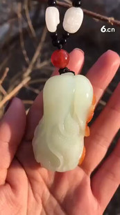 和田玉白菜。见者发财