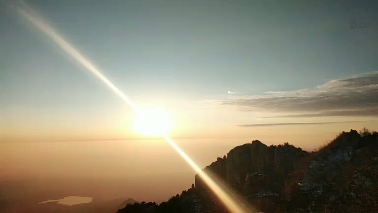 婷妹泰山观日出