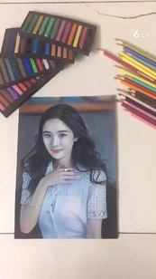 彩铅画定制！送女友的特殊礼物