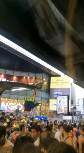 泰国泼水节#泼水节狂欢#