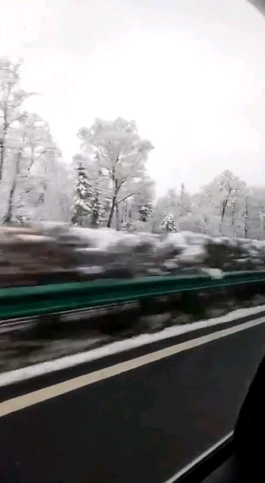 看看我们东北的初雪，太冷了ಥ_