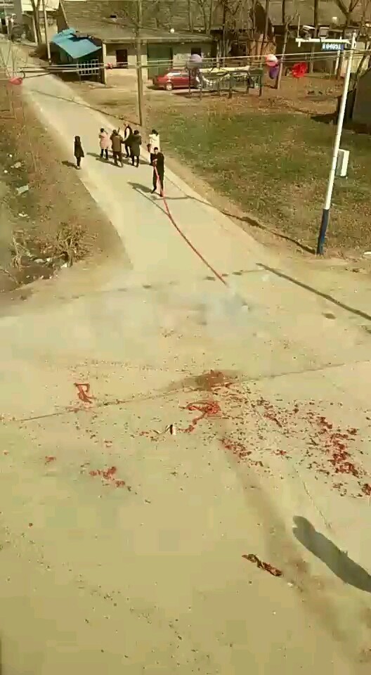剃辫子小孩 放炮接外婆舅舅们