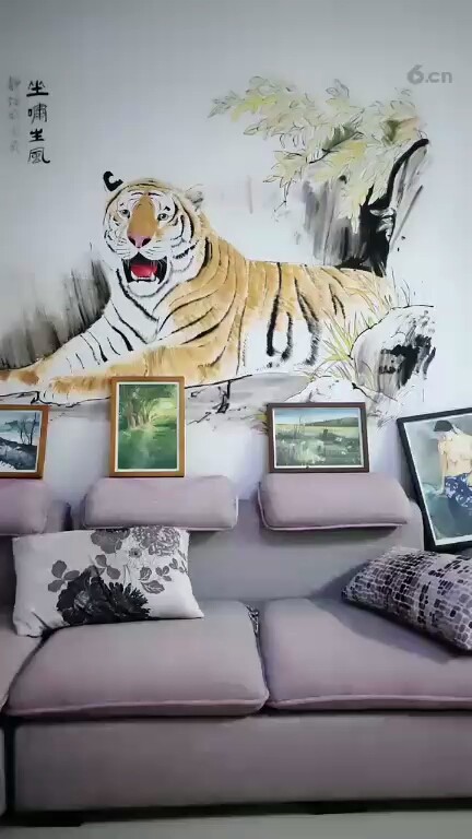 厉害啊，教主画的老虎😂