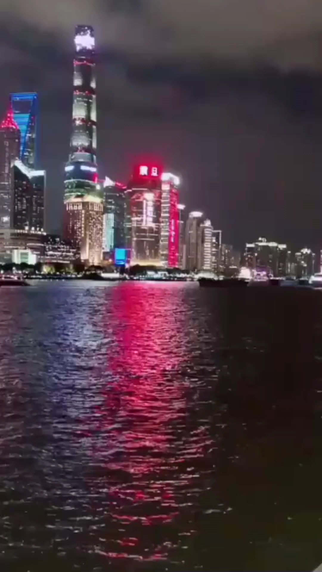 我拍的我们大上海外滩夜景就是美