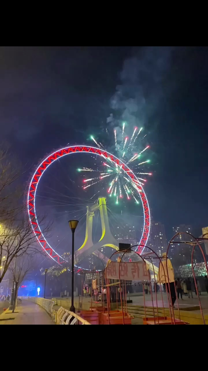 新年快乐，向烟花许愿