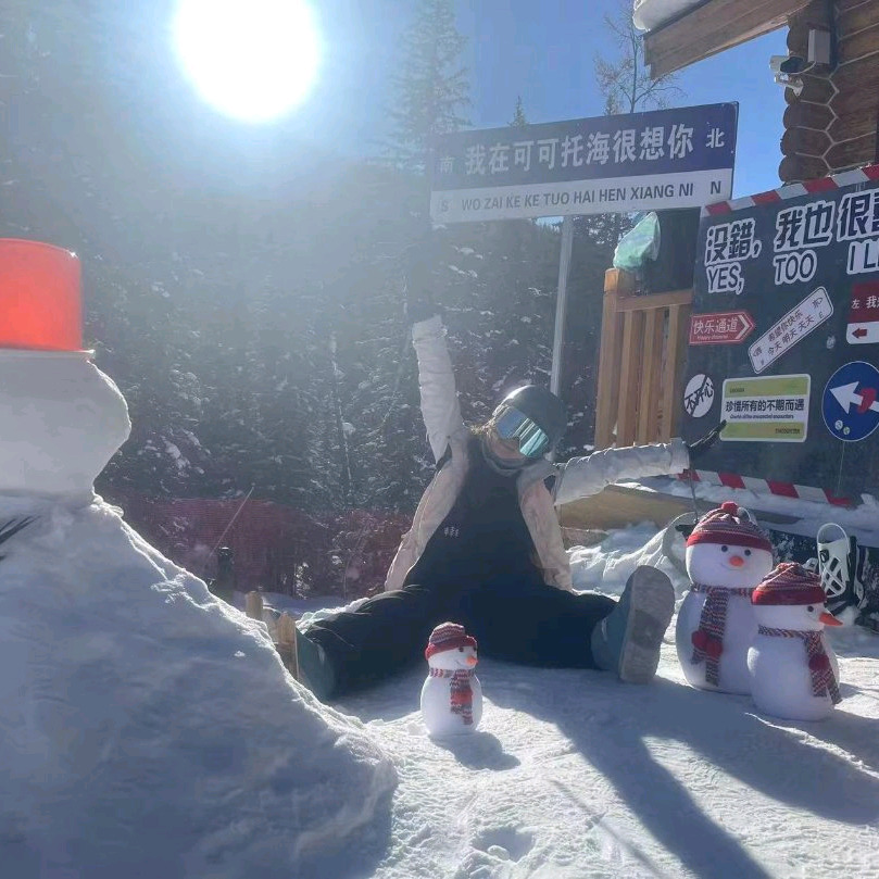 将軍山滑雪场。海报