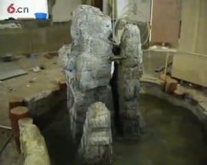 水泥雕塑山水树木园林技术