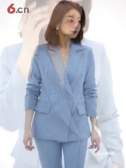 黑色西装套装女西服